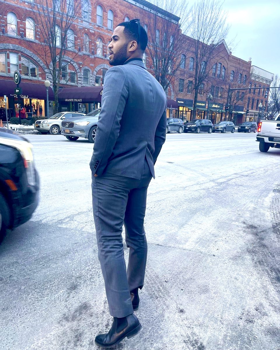 Albert Tiburcio downtown Albany, NY — Founder of Capital Cleanup